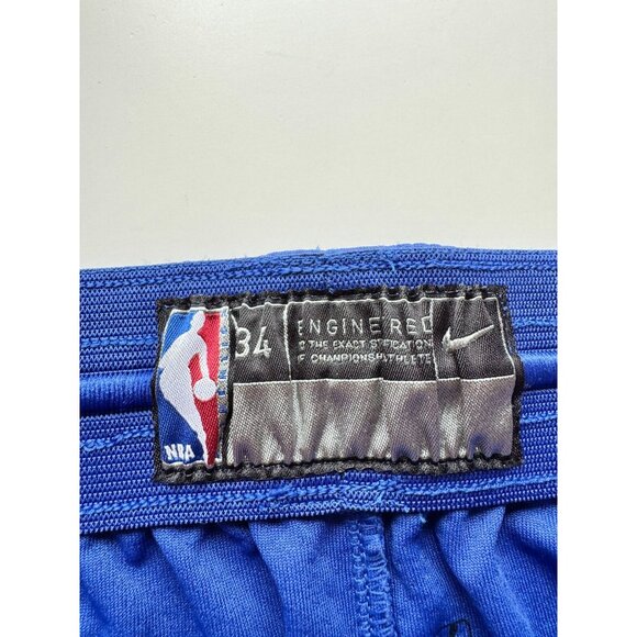 NIKE NBA Philadelphia 76ers Blue Swingman Shorts, Size M - Picture 6 of 9